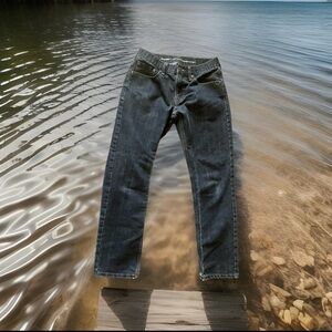 Old Navy Slim Straight Men’s Jeans 30x28 Distressed Black